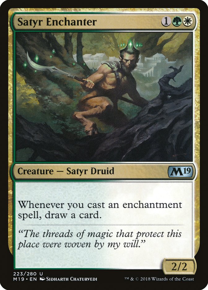 Satyr Enchanter [Core Set 2019] | Good Games Adelaide SA