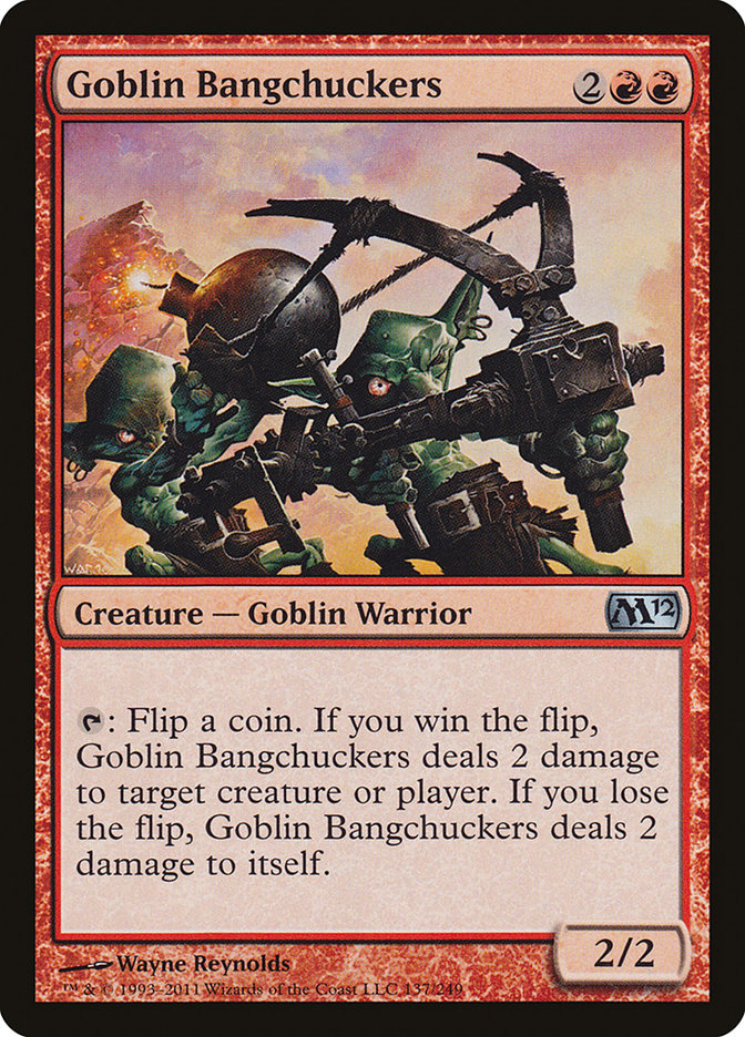 Goblin Bangchuckers 137 (Magic 2012 (M12))  | Good Games Adelaide SA
