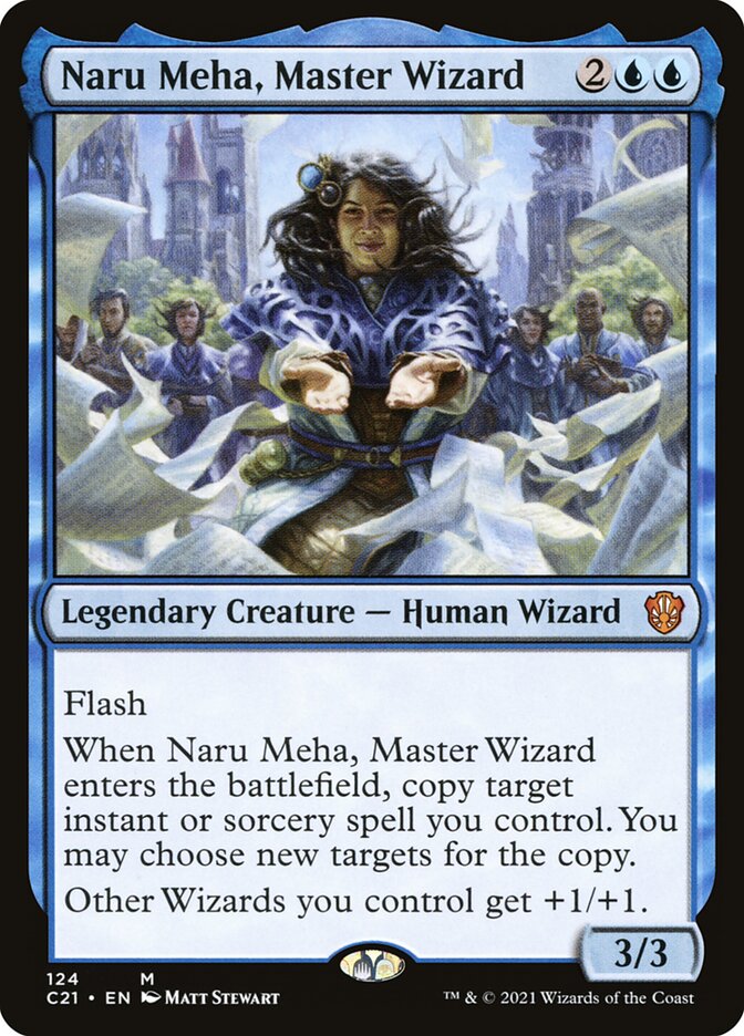 Naru Meha, Master Wizard 124 (Commander 2021)  | Good Games Adelaide SA
