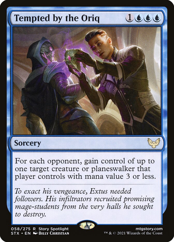 Tempted by the Oriq 58 (Strixhaven: School of Mages)  - Foil | Good Games Adelaide SA
