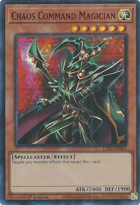Chaos Command Magician (Red) [LDS3-EN083] Ultra Rare | Good Games Adelaide SA