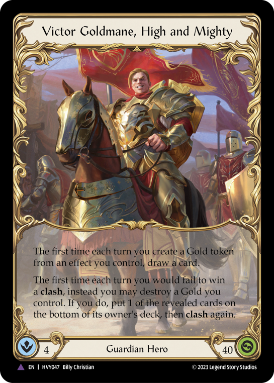 Victor Goldmane, High and Mighty (Marvel) [HVY047] (Heavy Hitters)  Cold Foil | Good Games Adelaide SA