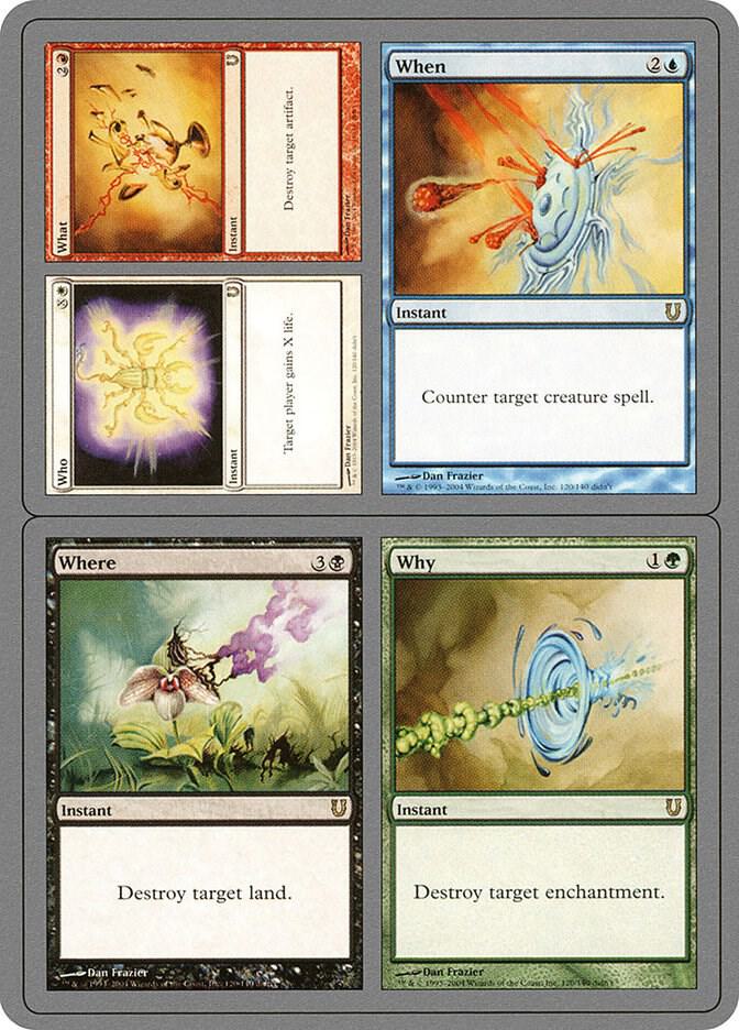 Who // What // When // Where // Why 120 (Unhinged)  - Foil | Good Games Adelaide SA