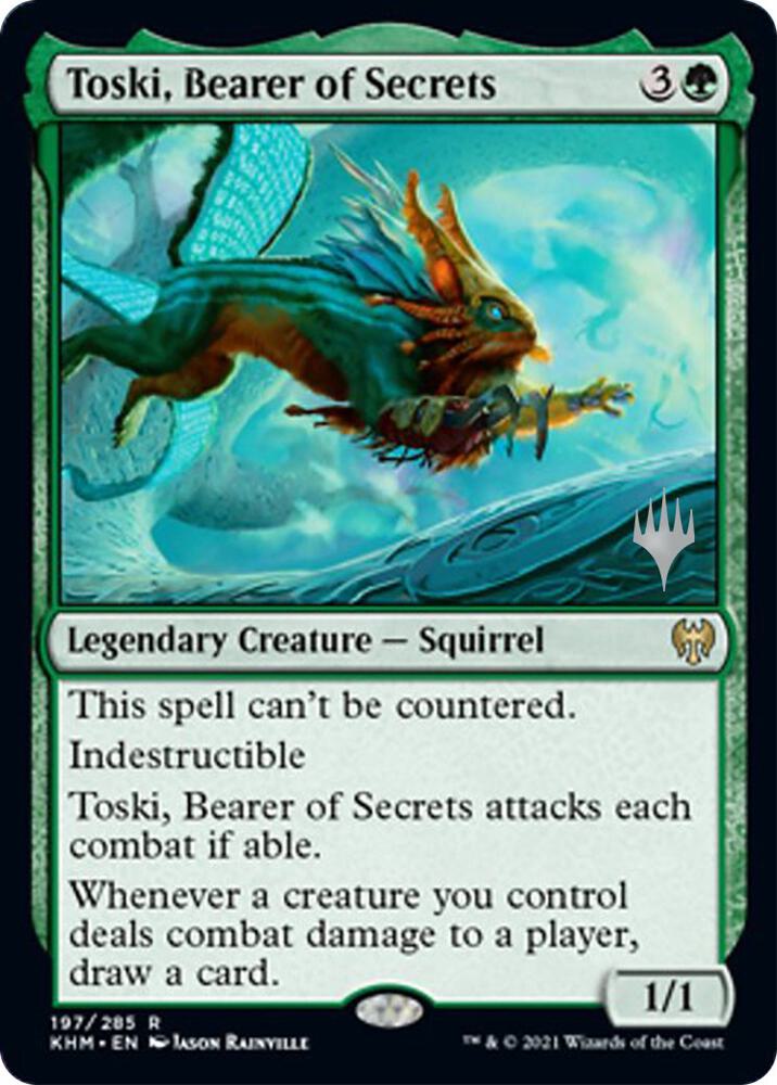 Toski Bearer of Secrets 197 (Promo Pack: Kaldheim)  | Good Games Adelaide SA