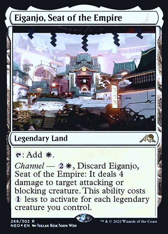 Eiganjo, Seat of the Empire [Kamigawa: Neon Dynasty Prerelease Promos] | Good Games Adelaide SA