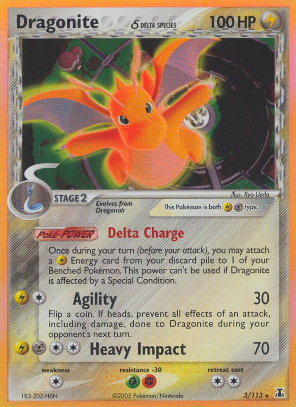 Dragonite (3/113) (Delta Species) [EX: Delta Species] | Good Games Adelaide SA
