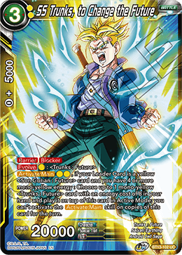 SS Trunks, to Change the Future (Uncommon) [BT13-102] | Good Games Adelaide SA