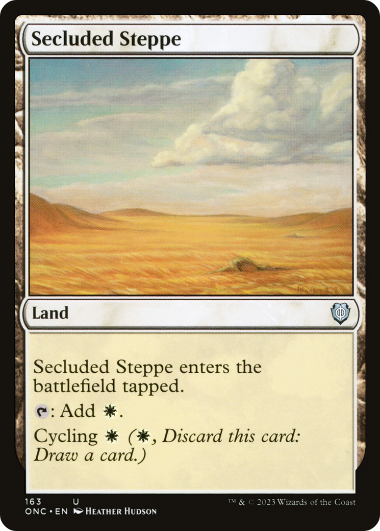 Secluded Steppe [Phyrexia: All Will Be One Commander] | Good Games Adelaide SA