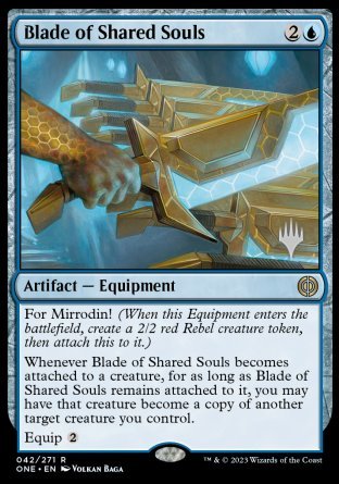 Blade of Shared Souls (Promo Pack) [Phyrexia: All Will Be One Promos] | Good Games Adelaide SA