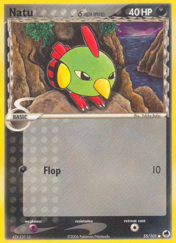 Natu (55/101) (Delta Species) [EX: Dragon Frontiers] | Good Games Adelaide SA