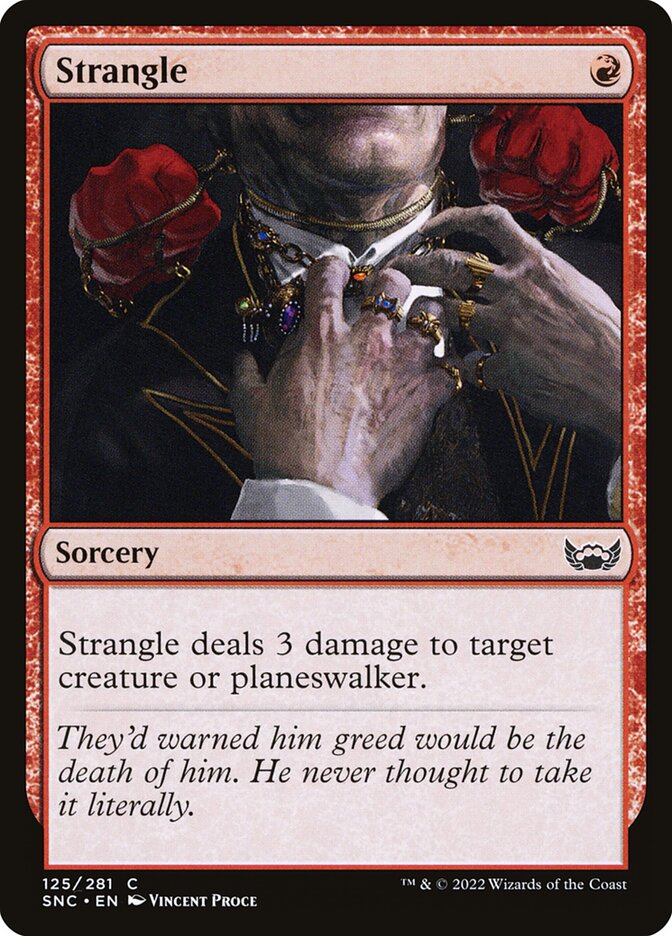Strangle 125 (Streets of New Capenna)  - Foil | Good Games Adelaide SA