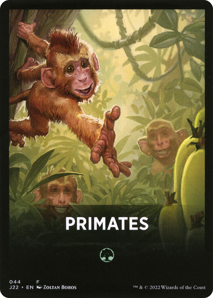 Primates Theme Card [Jumpstart 2022 Front Cards] | Good Games Adelaide SA
