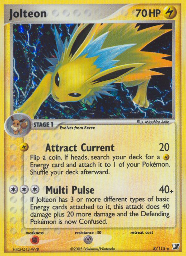 Jolteon (8/115) [EX: Unseen Forces] | Good Games Adelaide SA
