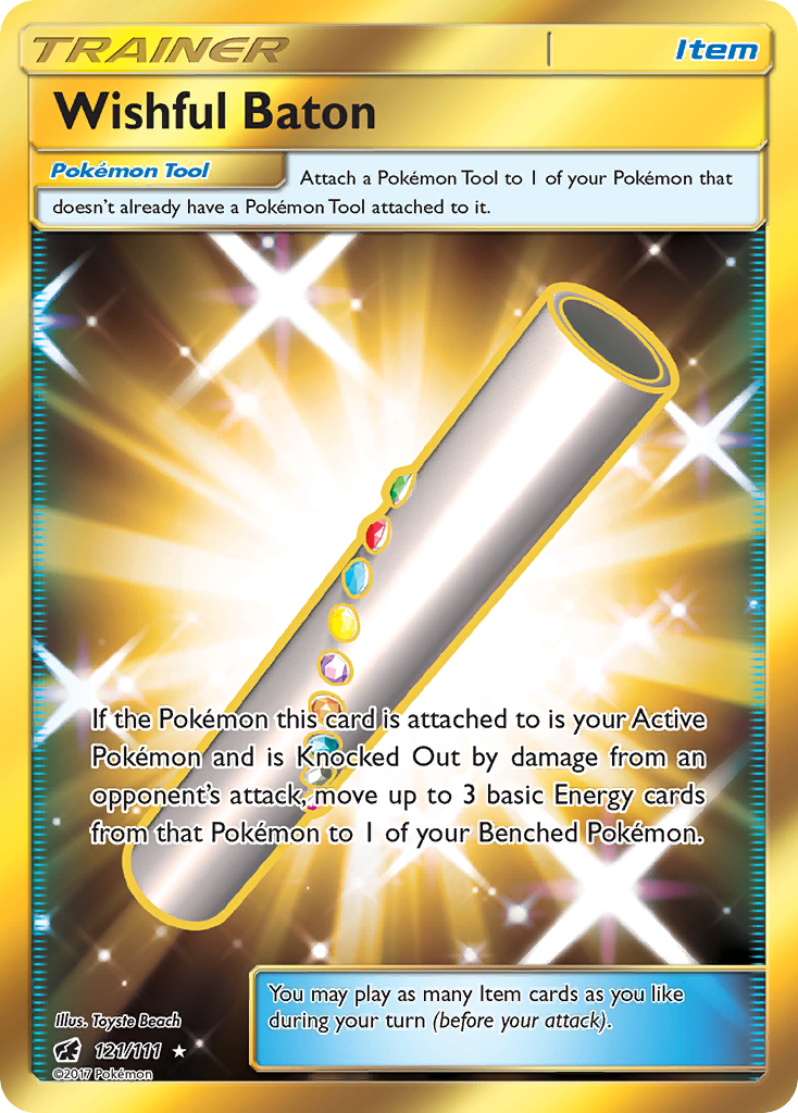 Wishful Baton (121/111) [Sun & Moon: Crimson Invasion] | Good Games Adelaide SA