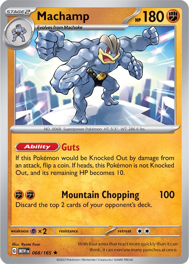 Machamp 068/165 (SV: Scarlet & Violet 151)  - Holofoil | Good Games Adelaide SA