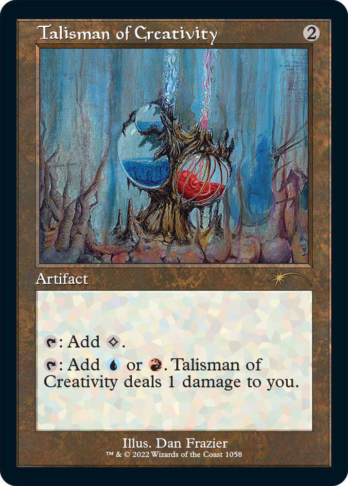 Talisman of Creativity Retro Frame 1058 (Secret Lair Drop Series)  | Good Games Adelaide SA