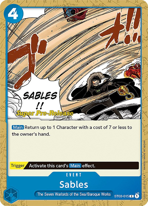 Sables [Super Pre-Release Starter Deck: The Seven Warlords of the Sea] | Good Games Adelaide SA