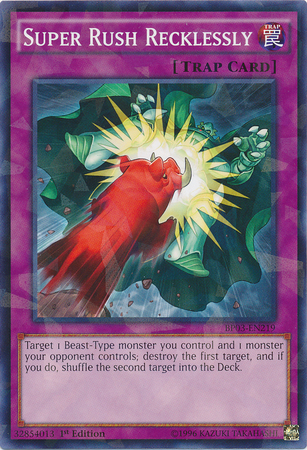 Super Rush Recklessly [BP03-EN219] Shatterfoil Rare | Good Games Adelaide SA