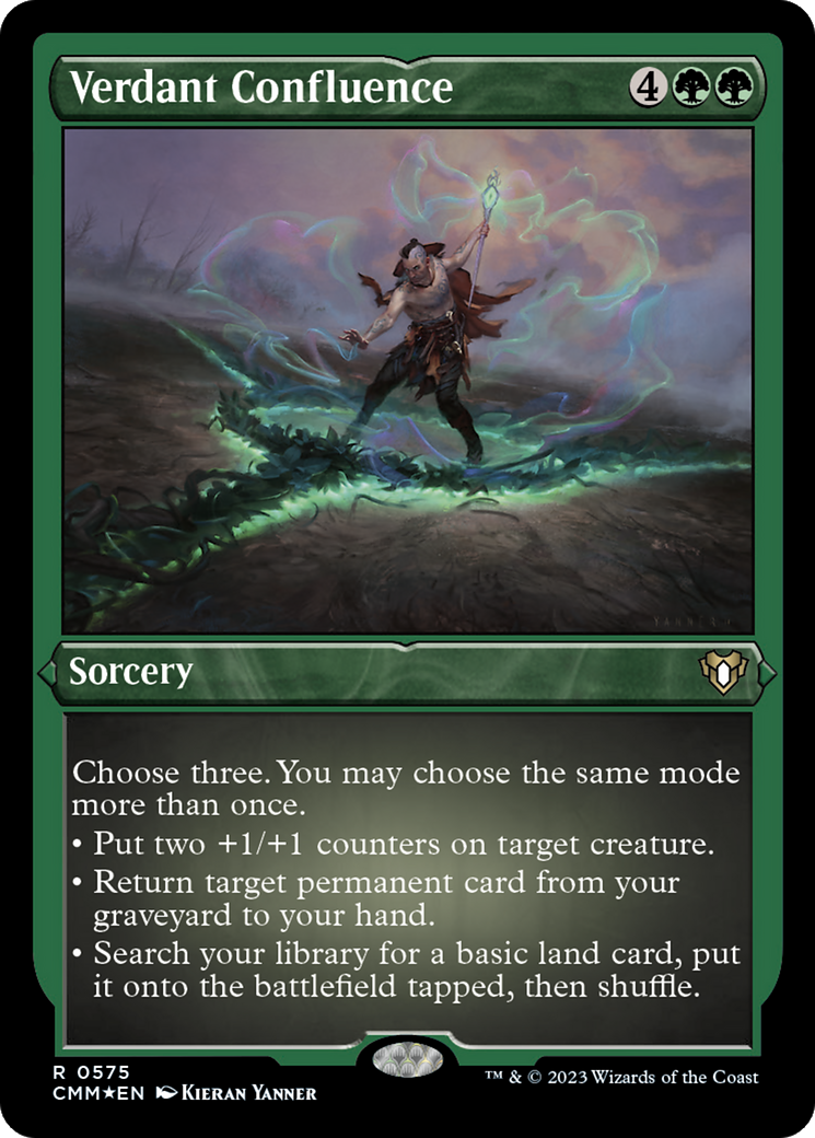 Verdant Confluence (Foil Etched) [Commander Masters] | Good Games Adelaide SA