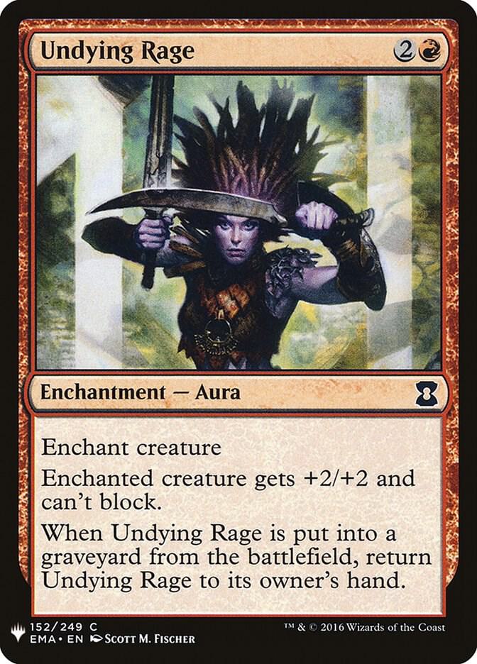 Undying Rage 152 (The List Reprints)  | Good Games Adelaide SA