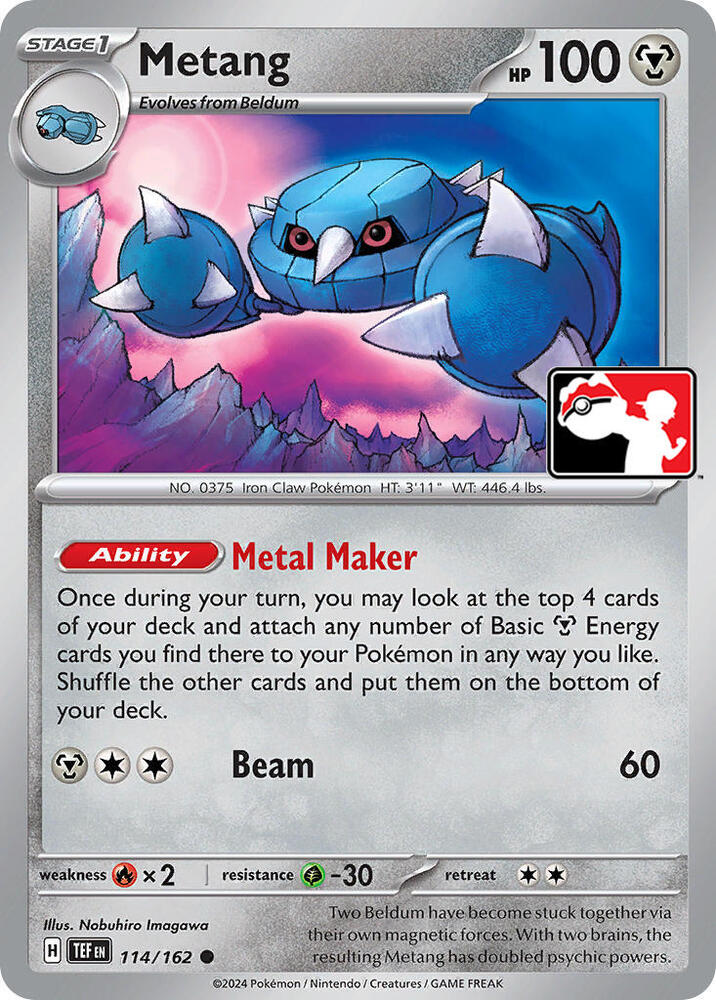 Metang Duplicate 114/162 (Prize Pack Series Cards)  | Good Games Adelaide SA