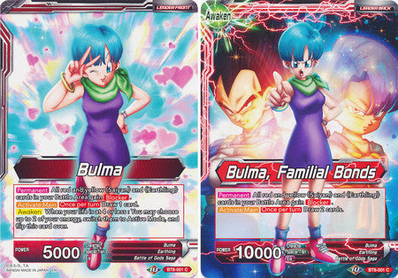 Bulma // Bulma, Familial Bonds [BT8-001] | Good Games Adelaide SA