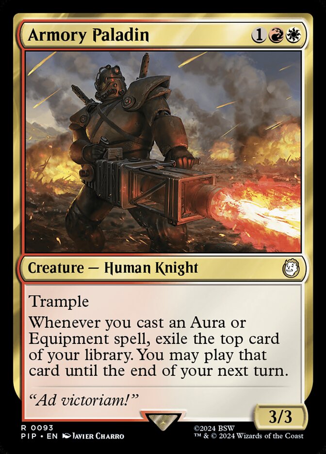 Armory Paladin 93 (Universes Beyond: Fallout)  - Foil | Good Games Adelaide SA