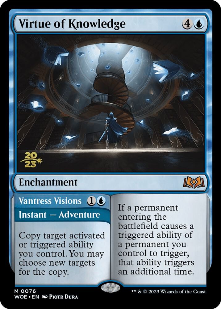 Virtue of Knowledge 76 (Prerelease Cards)  - Foil | Good Games Adelaide SA