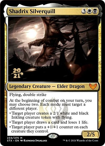 Shadrix Silverquill [Strixhaven: School of Mages Prerelease Promos] | Good Games Adelaide SA