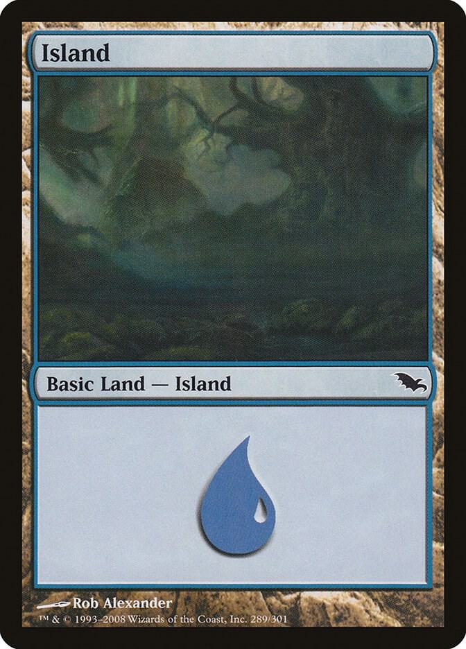 Island 289/301 (Shadowmoor)  - Foil | Good Games Adelaide SA