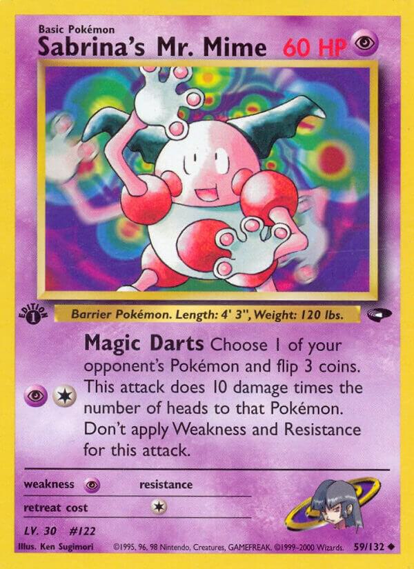 Sabrina's Mr. Mime 059/132 (Gym Challenge)  - 1st Edition | Good Games Adelaide SA