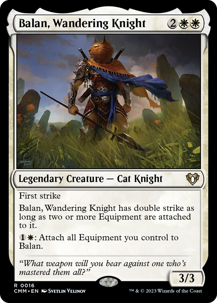Balan, Wandering Knight [Commander Masters] | Good Games Adelaide SA