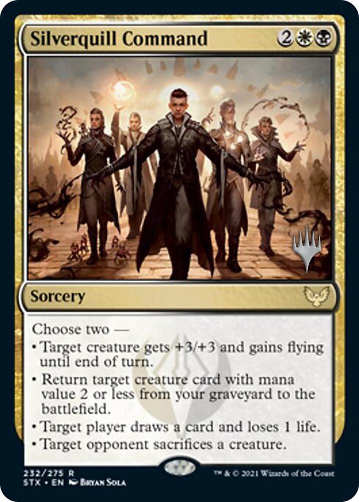 Silverquill Command 232 (Promo Pack: Strixhaven)  - Foil | Good Games Adelaide SA