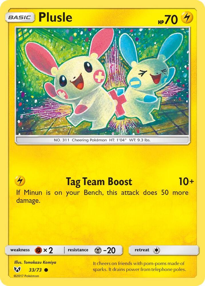 Plusle 33/73 (Shining Legends)  | Good Games Adelaide SA