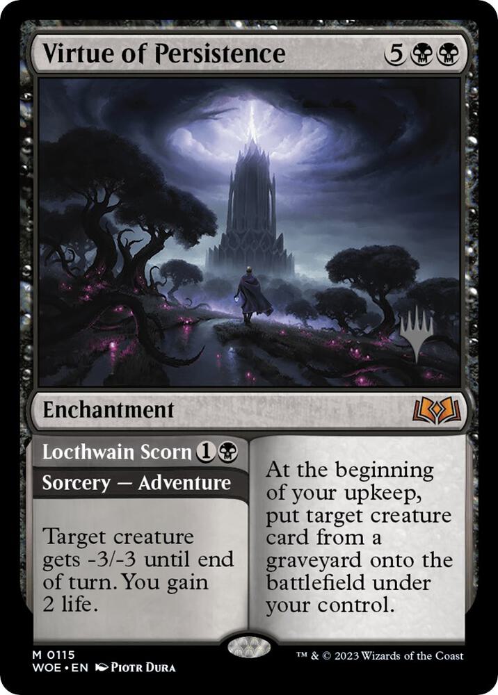 Virtue of Persistence 115 (Promo Pack: Wilds of Eldraine)  - Foil | Good Games Adelaide SA
