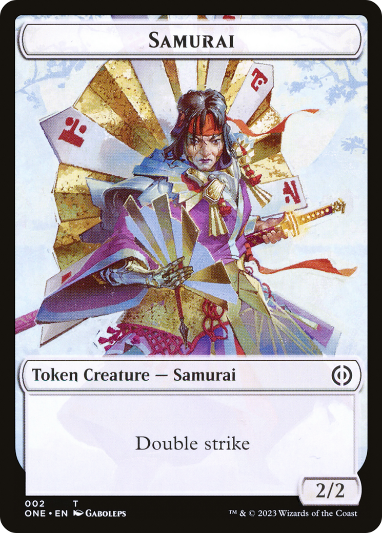 Samurai Token [Phyrexia: All Will Be One Tokens] | Good Games Adelaide SA