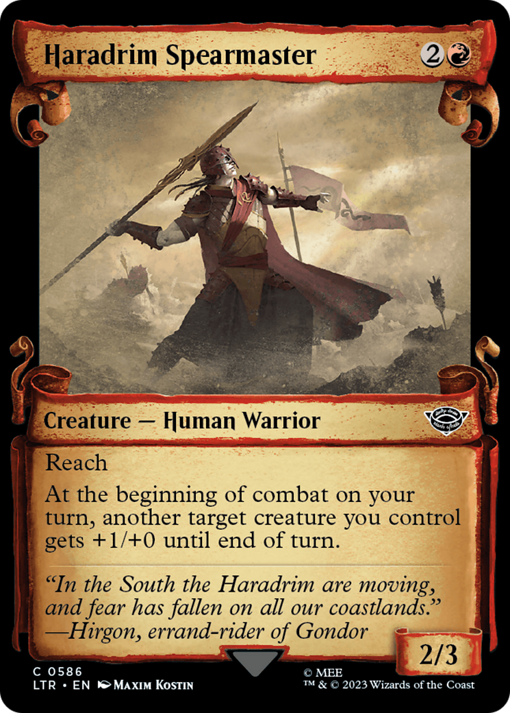Haradrim Spearmaster [The Lord of the Rings: Tales of Middle-Earth Showcase Scrolls] | Good Games Adelaide SA