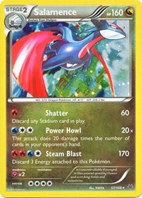 Salamence (57/108) (Cosmos Holo) (Blister Exclusive) [XY: Roaring Skies] | Good Games Adelaide SA