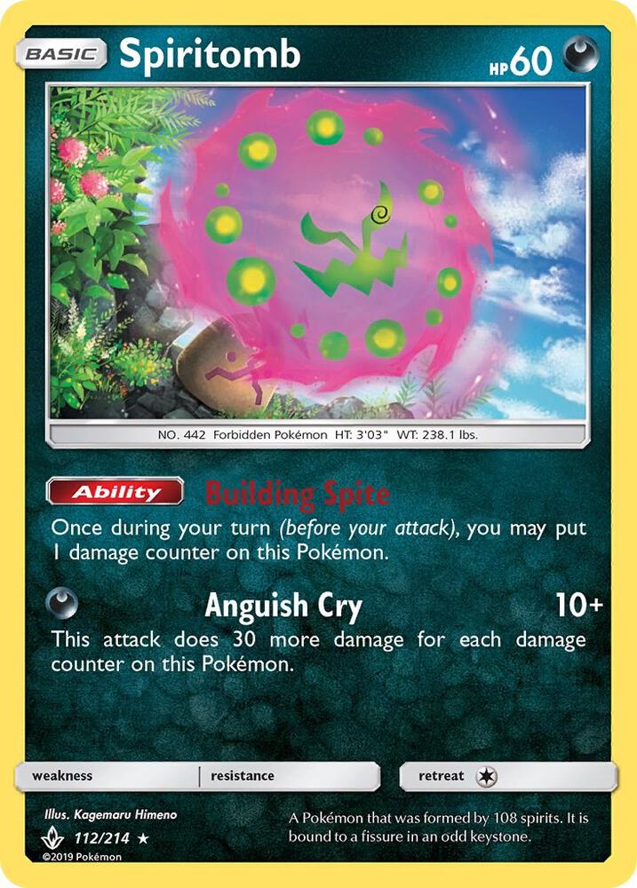 Spiritomb 112/214 (SM - Unbroken Bonds)  - Holofoil | Good Games Adelaide SA