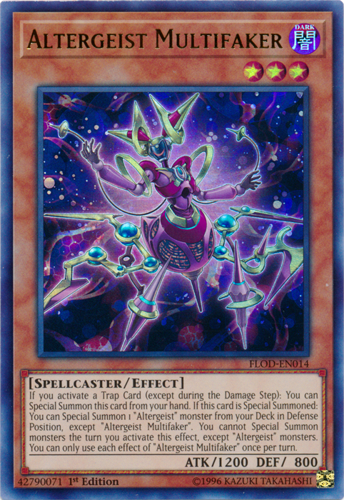 Altergeist Multifaker [FLOD-EN014] Ultra Rare | Good Games Adelaide SA
