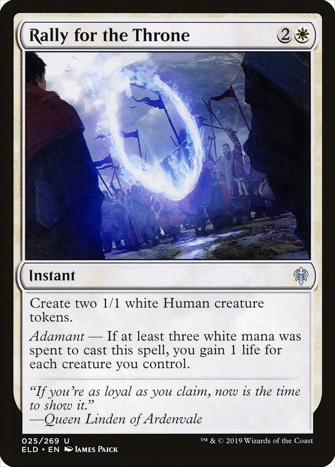 Rally for the Throne 25 (Throne of Eldraine)  - Foil | Good Games Adelaide SA