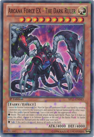 Arcana Force EX - The Dark Ruler [SP13-EN043] Starfoil Rare | Good Games Adelaide SA