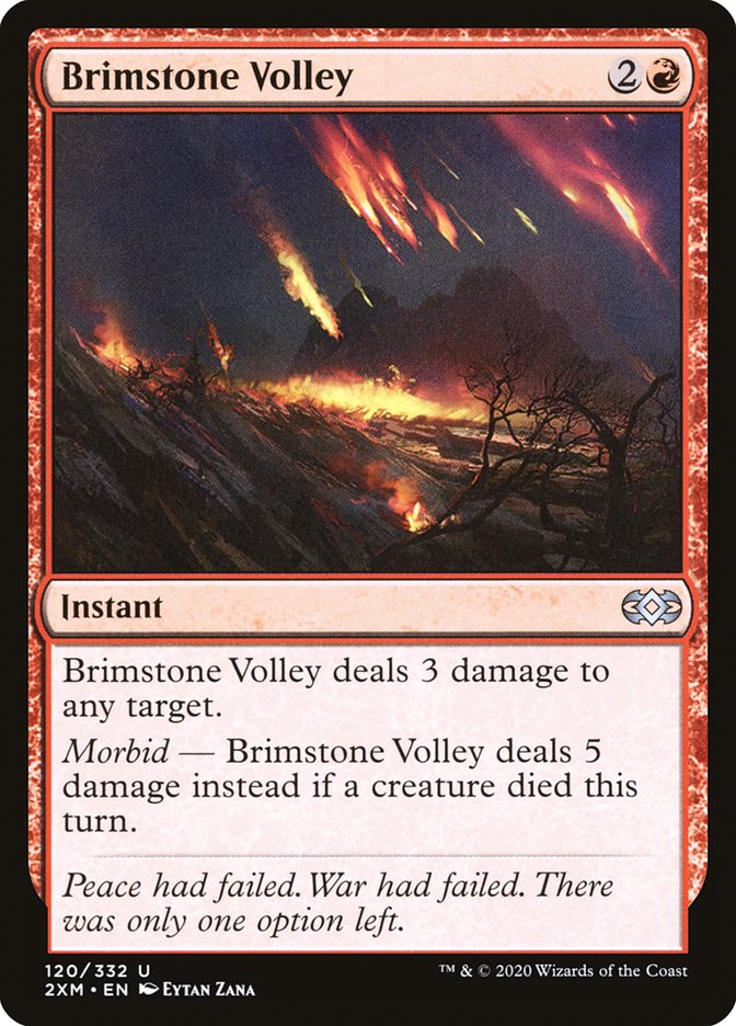 Brimstone Volley 120 (Double Masters)  - Foil | Good Games Adelaide SA
