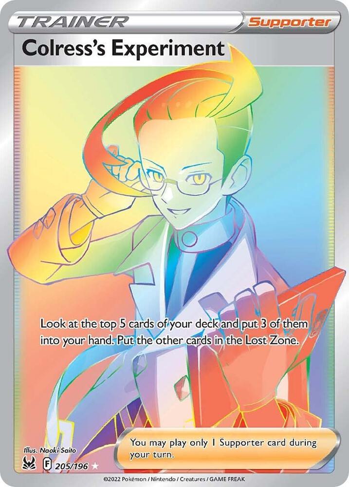 Colress's Experiment Secret 205/196 (SWSH11: Lost Origin)  - Holofoil | Good Games Adelaide SA