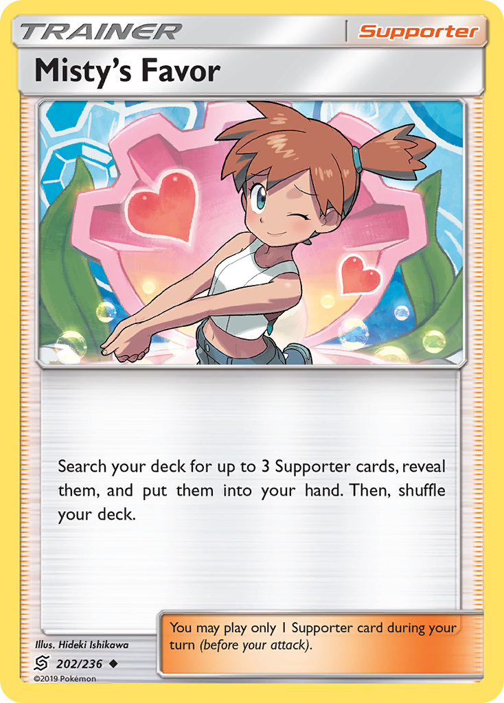 Misty's Favor (202/236) [Sun & Moon: Unified Minds] | Good Games Adelaide SA