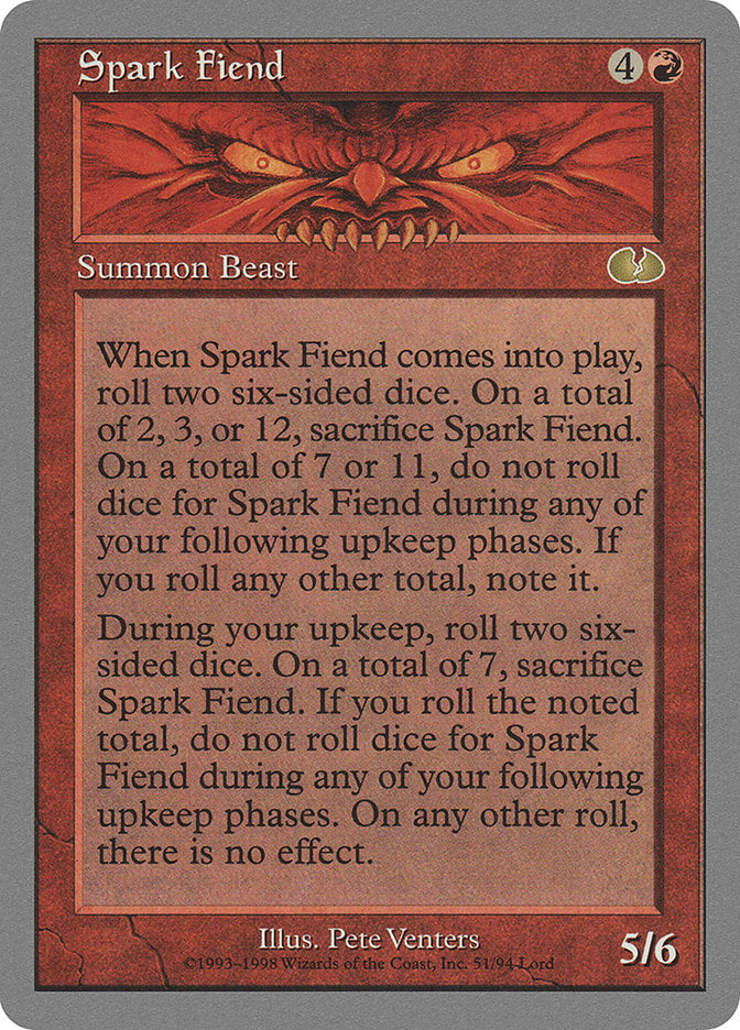 Spark Fiend 51 (Unglued)  | Good Games Adelaide SA