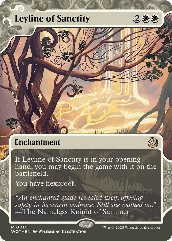 Leyline of Sanctity 10 (Wilds of Eldraine: Enchanting Tales)  | Good Games Adelaide SA