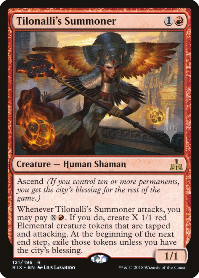 Tilonalli's Summoner [Rivals of Ixalan Promos] | Good Games Adelaide SA