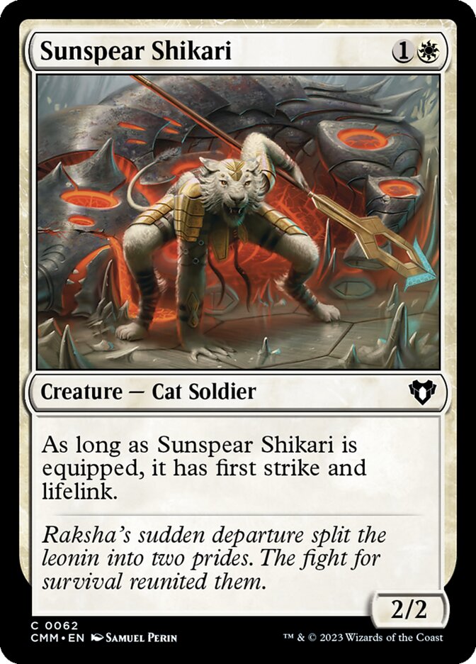 Sunspear Shikari 62 (Commander Masters)  - Foil | Good Games Adelaide SA