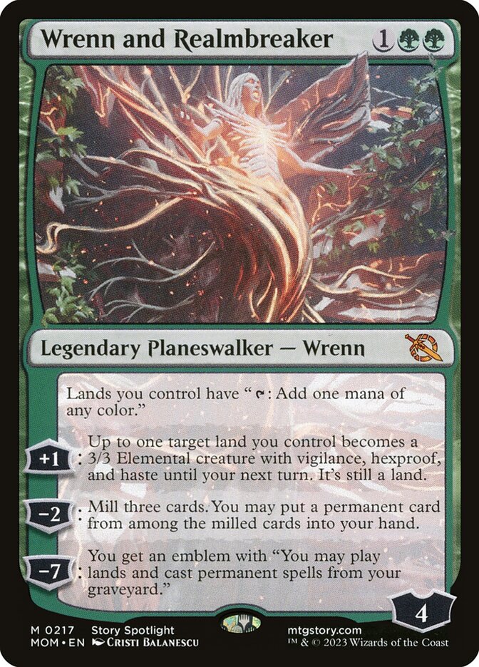 Wrenn and Realmbreaker 217 (March of the Machine)  - Foil | Good Games Adelaide SA